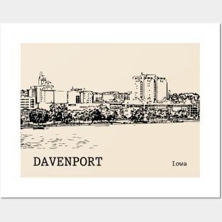 Davenport Iowa Posters and Art